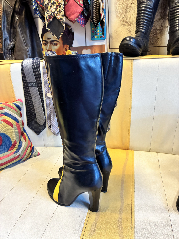 Taxi Leather Boots