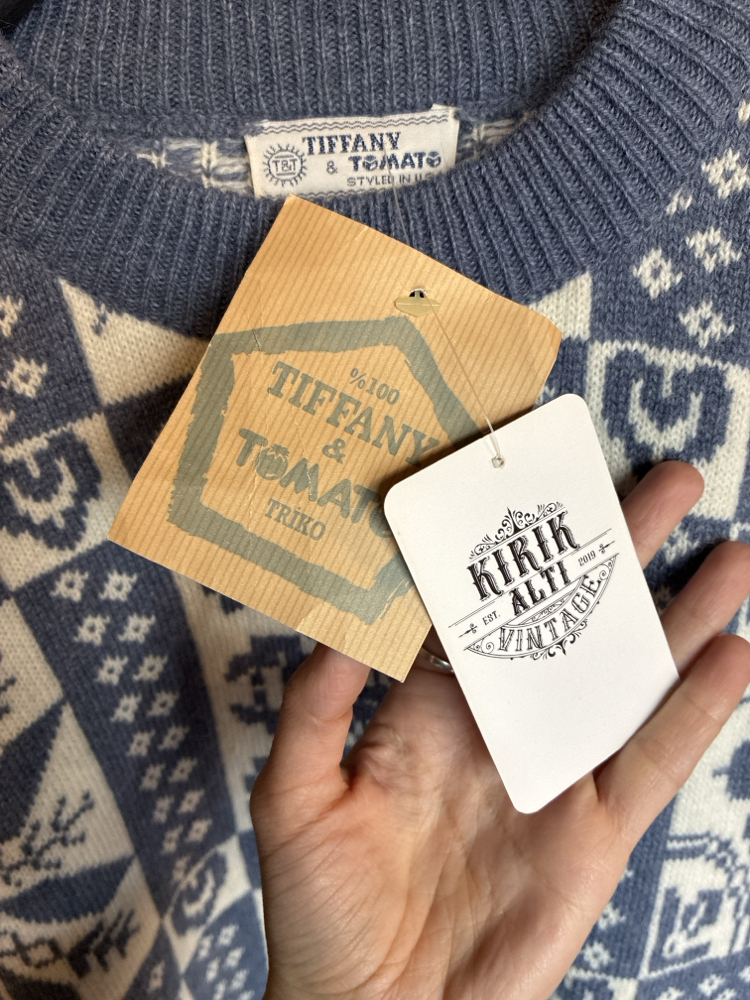 80's Tiffany&Tomato Knit