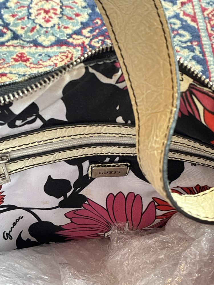 Y2K Guess G-Logo Hobo Bag — Chrome Dreams
