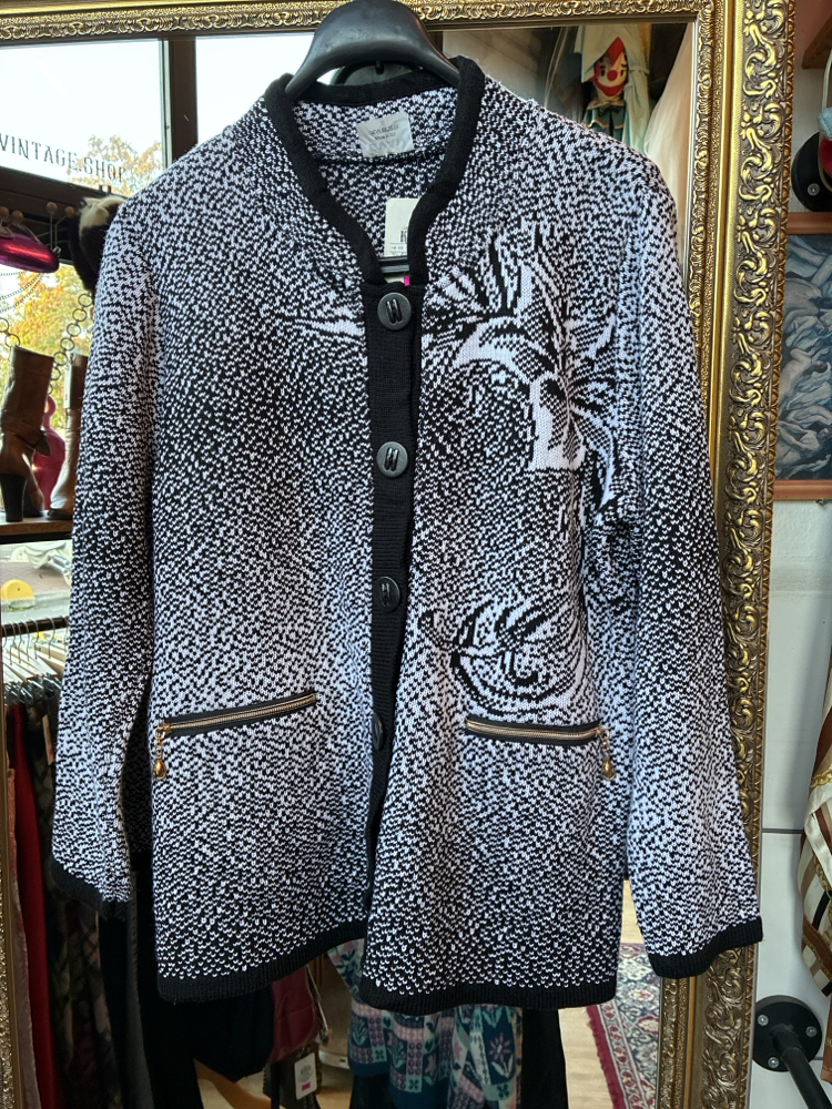 80’s Iceberg UK Graphic Knit Cardigan