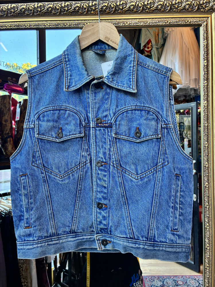 90's Balins Denim Vest