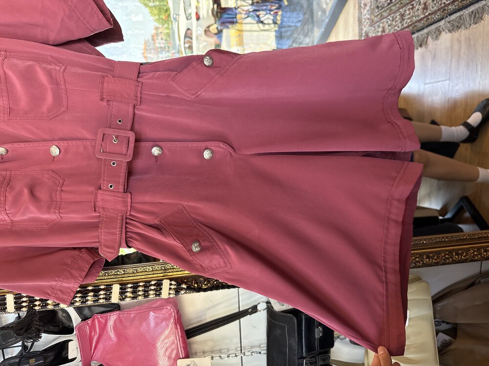 Dusty Rose Short Overalls