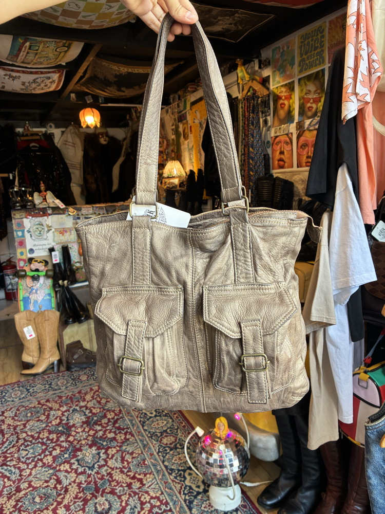 90's Messenger Leather Bag