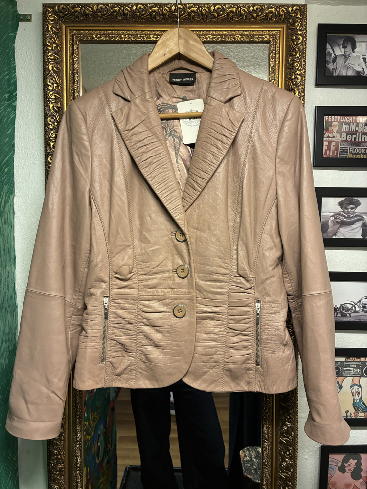 Gerry Weber Dream Pink Leather Jacket