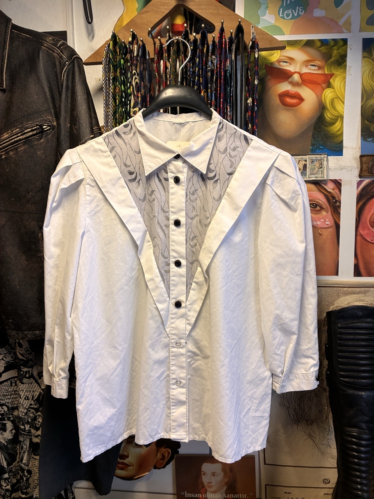 White 80's Shirt