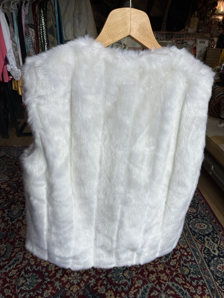 80's Faux Fur Vest