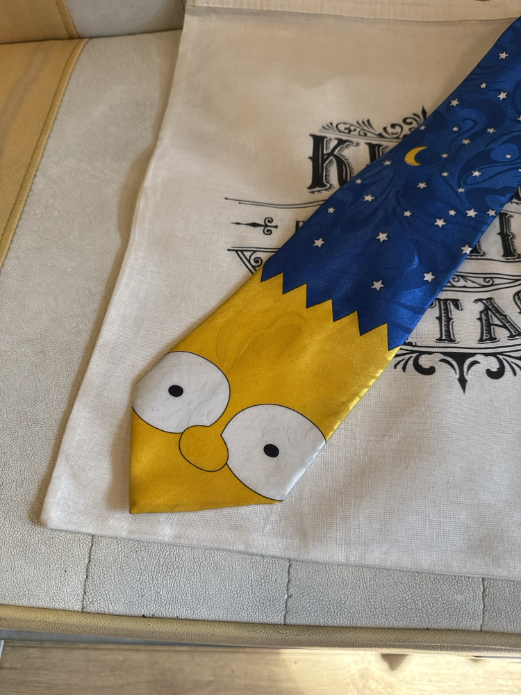 90's The Simpsons Bart Simpson Graphic Tie