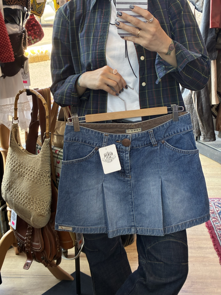 Vena Mini Denim Skirt