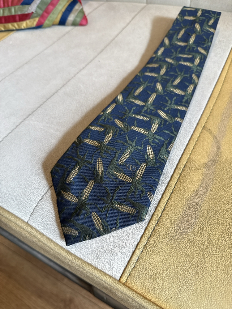 Valentino “Golden Cornfield” Silk Tie