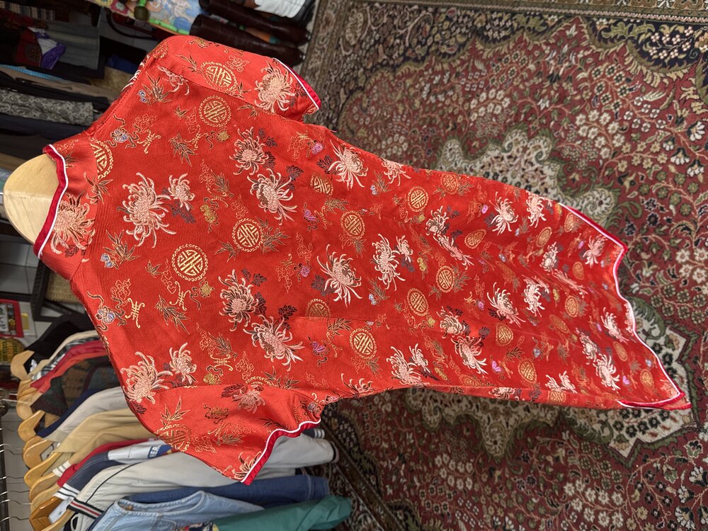 80's Shanghai Night Silk Dress