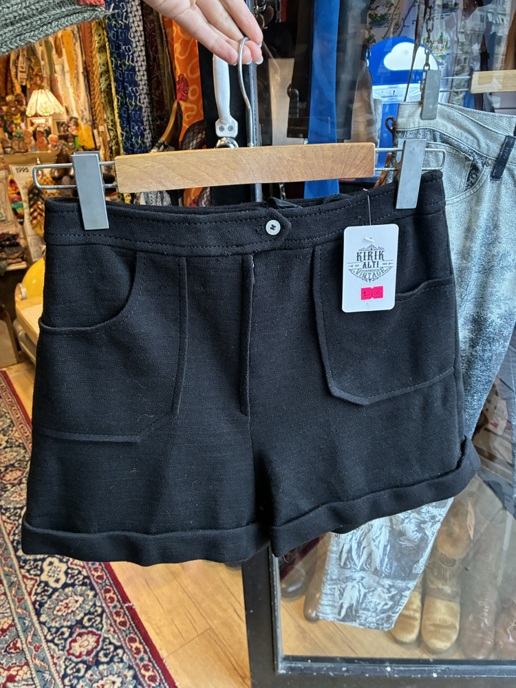 Gigi Black Mini Shorts