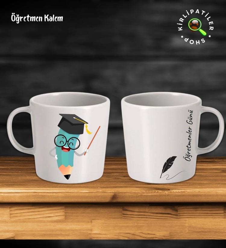 KirliPatiler Taş Kupa Fincan Üzeri Öğretmenler Günü Baskılı