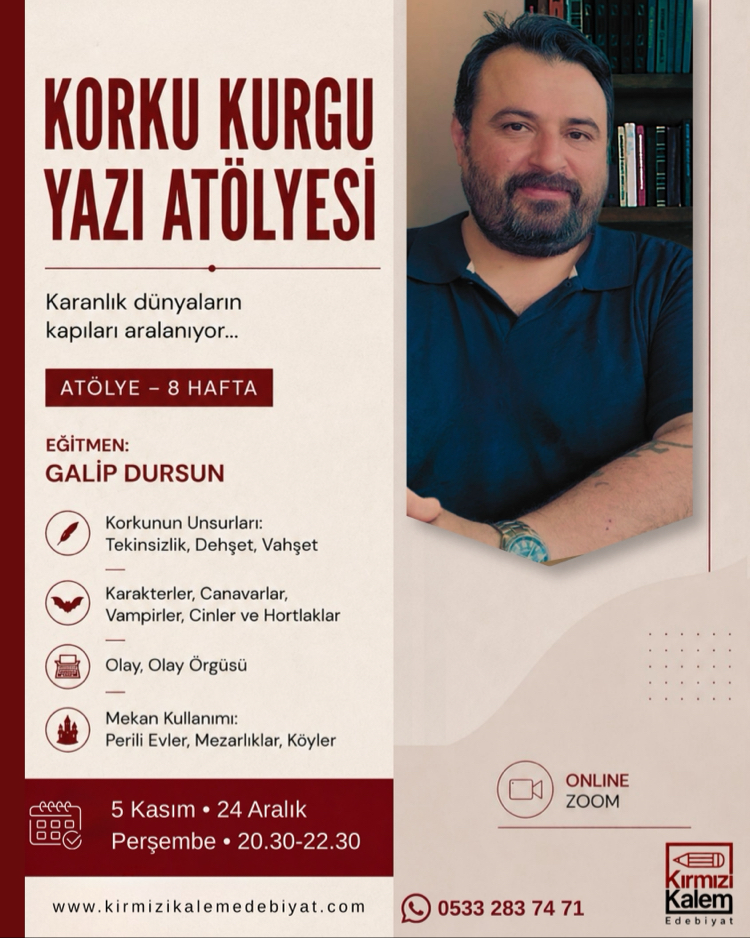 KORKU EDEBİYATI YAZI ATÖLYESİ