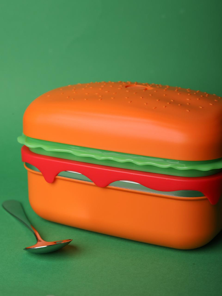 Hamburger Çelik Saklama Kabı 