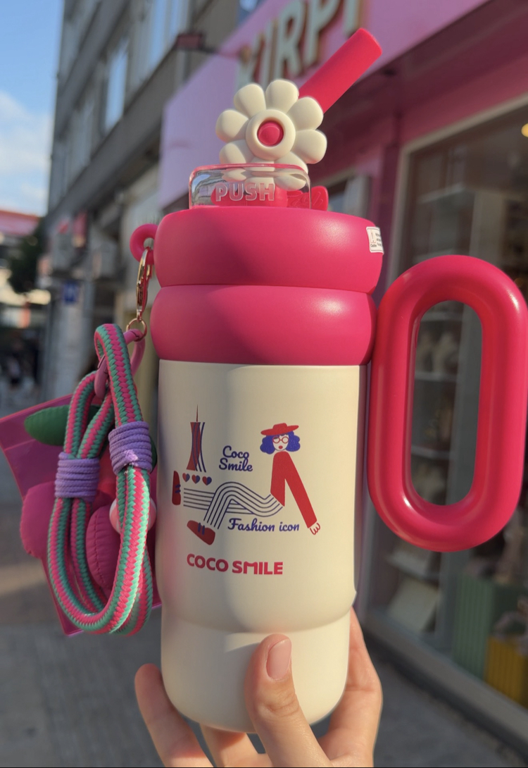 760 ML Çelik Charmlı Termos