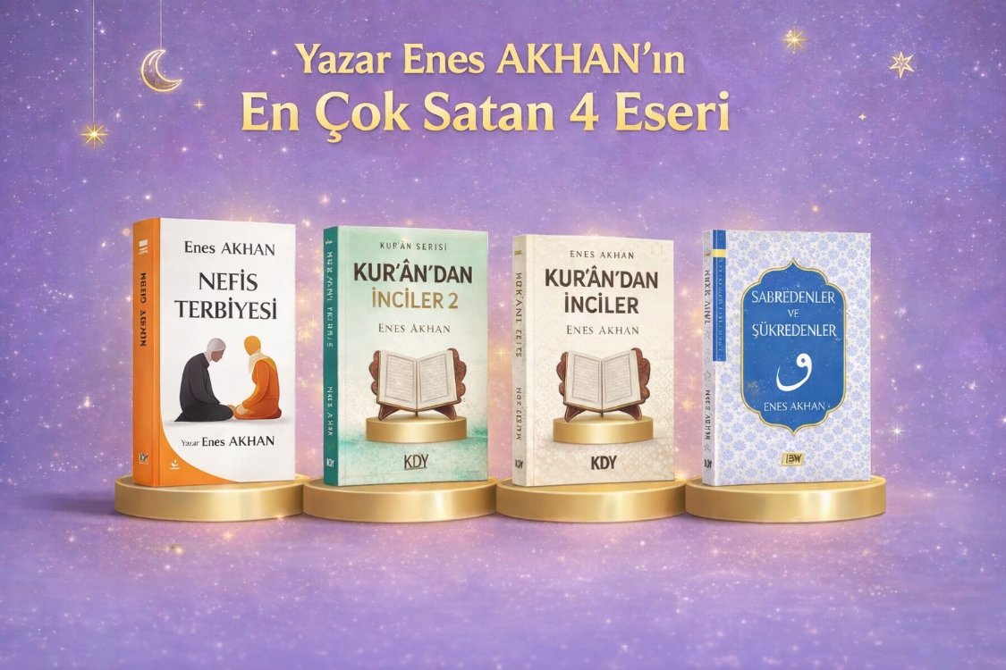 YAZAR ENES AKHAN'IN EN ÇOK SATAN 4 KİTABİ BİR ARADA
