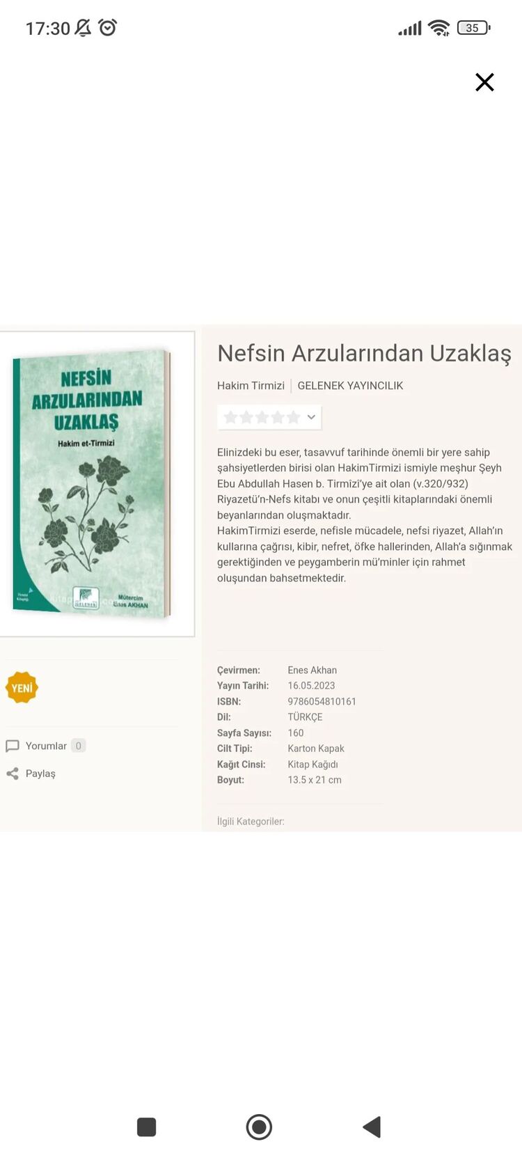 NEFSİN ARZULARINDAN UZAKLAŞ