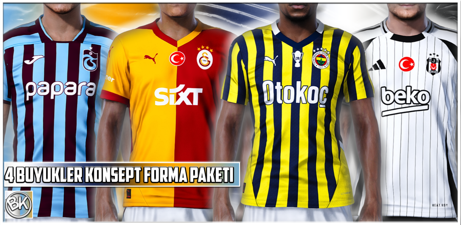 4 Büyükler Konsept Forma Paketi