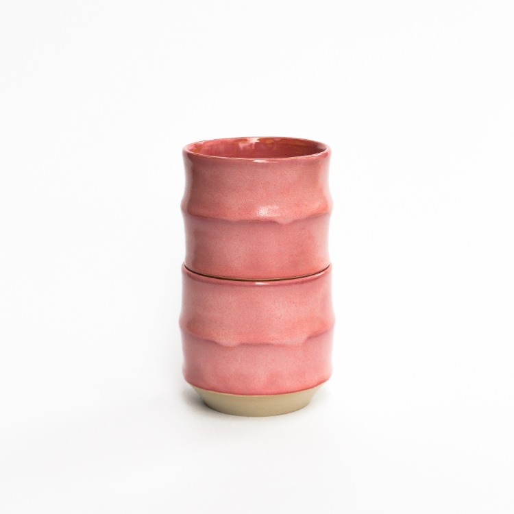 Bambu Formlu Bardak - Pale Ember