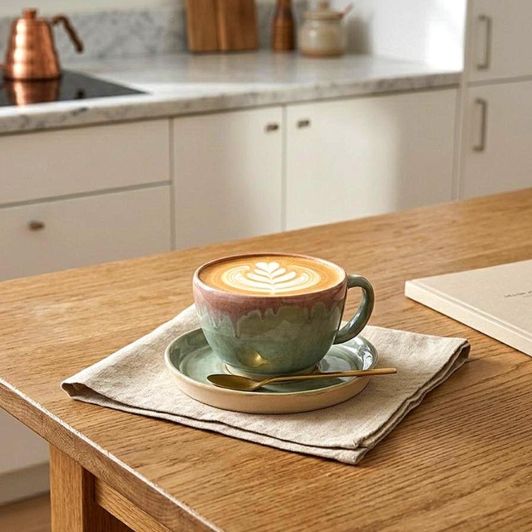 Latte Fincan Seti - Mist & Blush