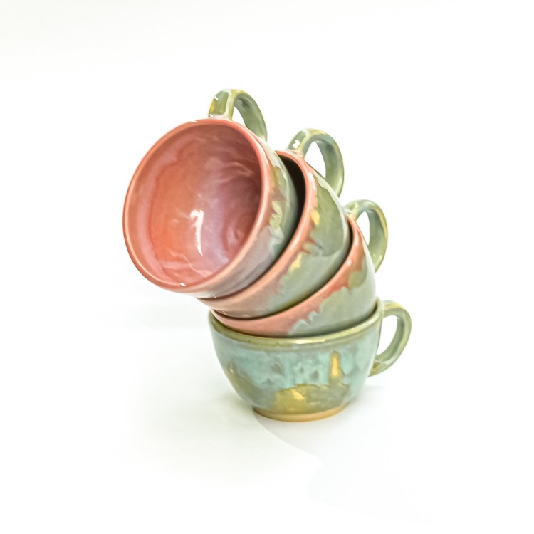 Latte Fincan Seti - Mist & Blush