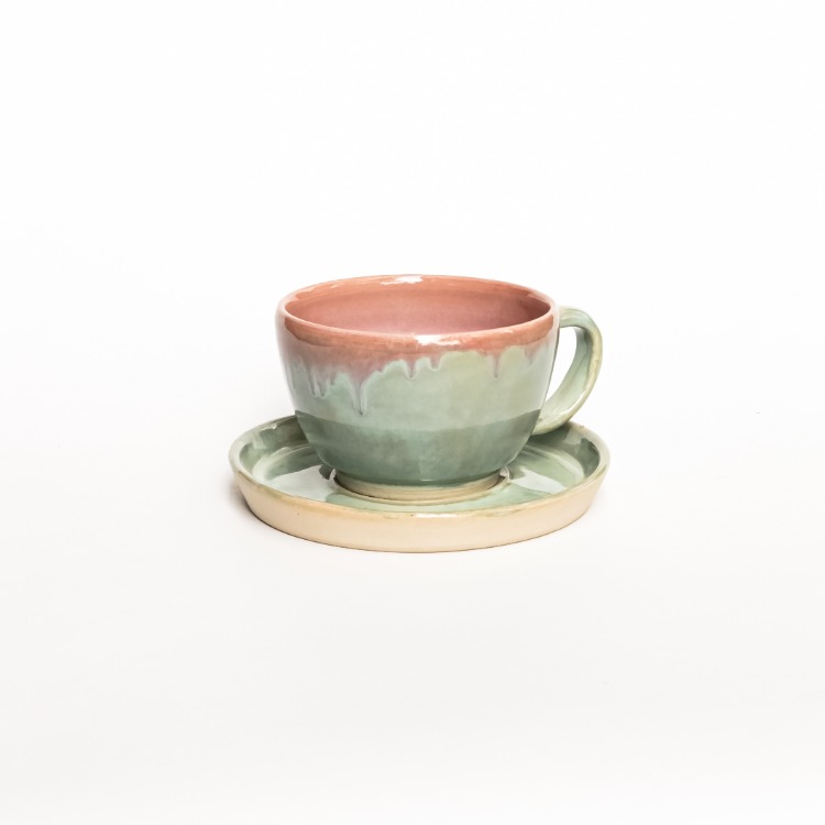 Latte Fincan Seti - Mist & Blush