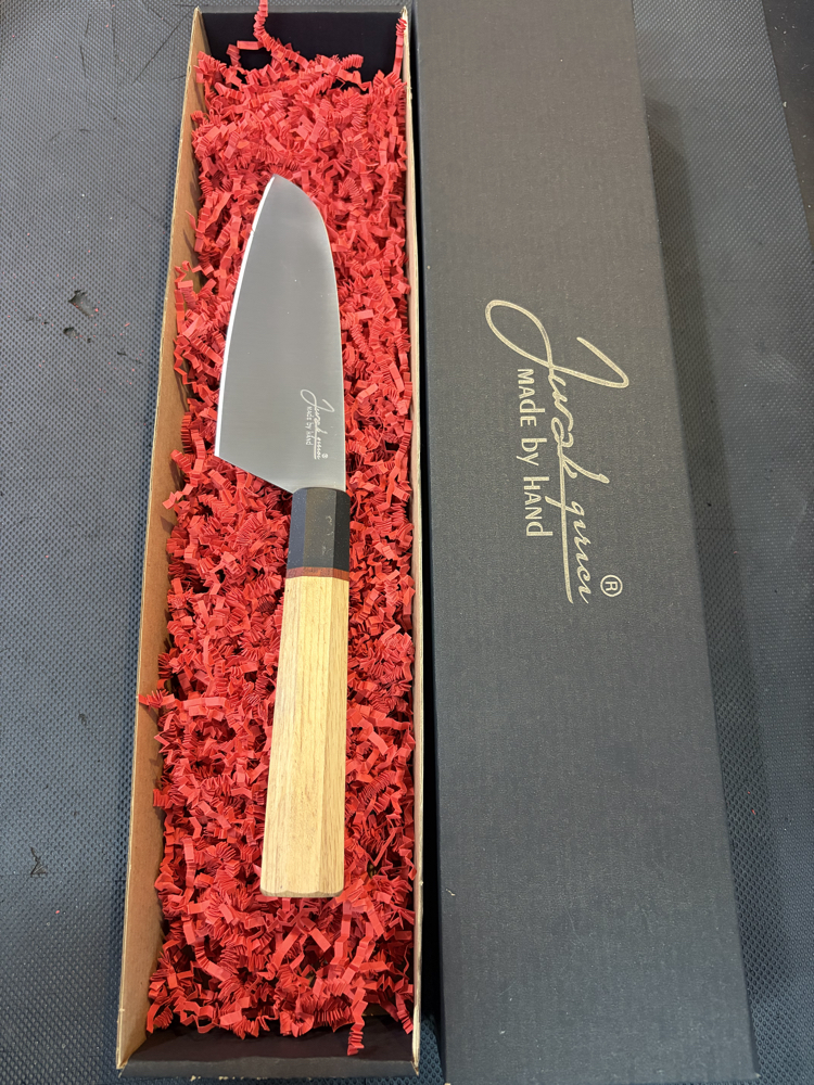 Santoku Şef (sapelli+epoxy)