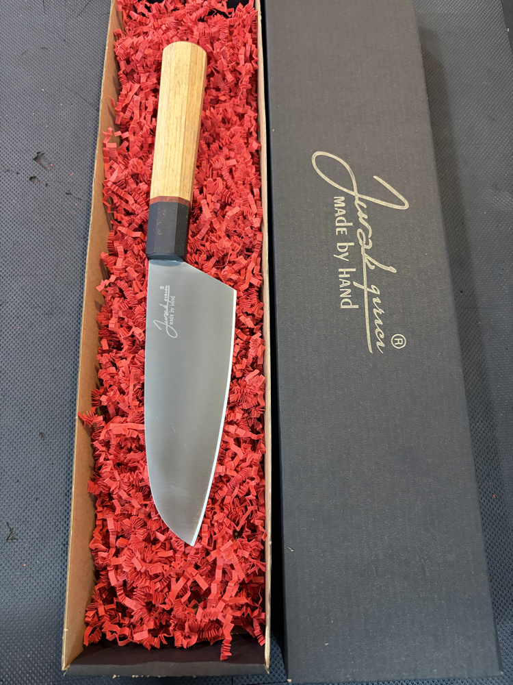 Santoku Şef (sapelli+epoxy)