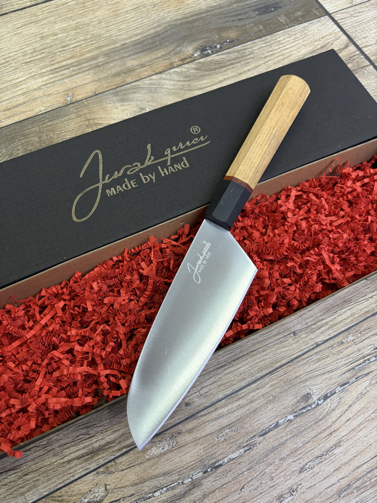 Santoku Şef (sapelli+epoxy)