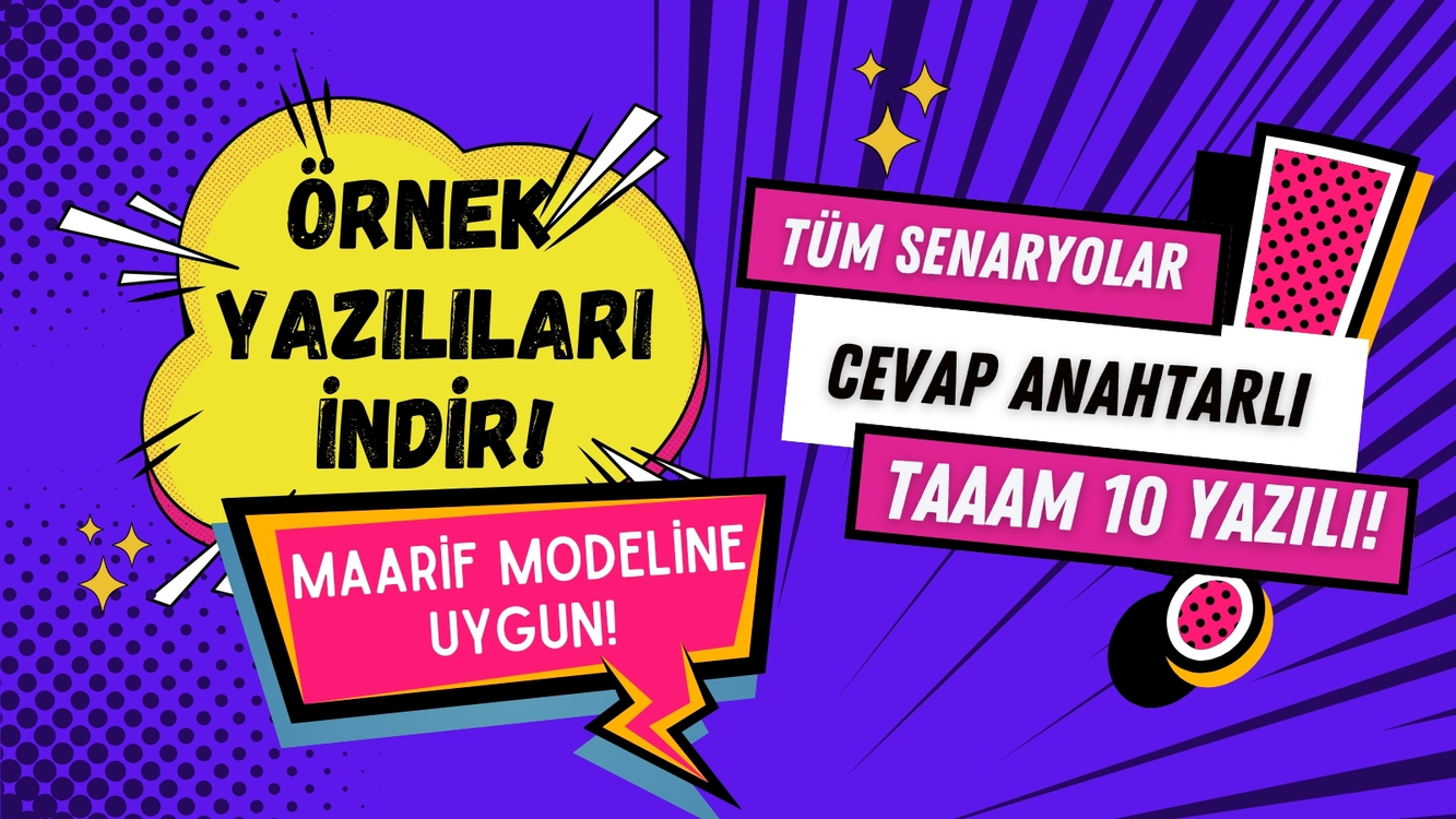 5. SINIF TÜRKÇE 1. Dönem 1. Yazılı