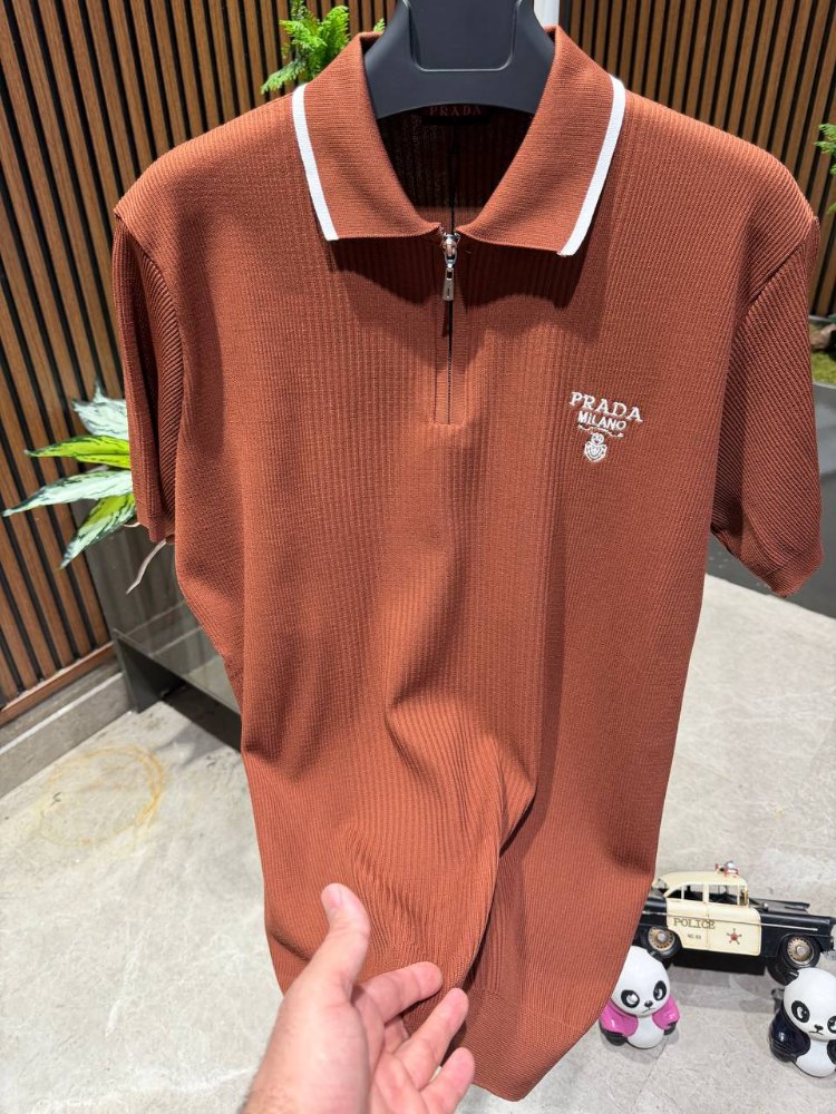 Prada Premium Triko Polo Yaka