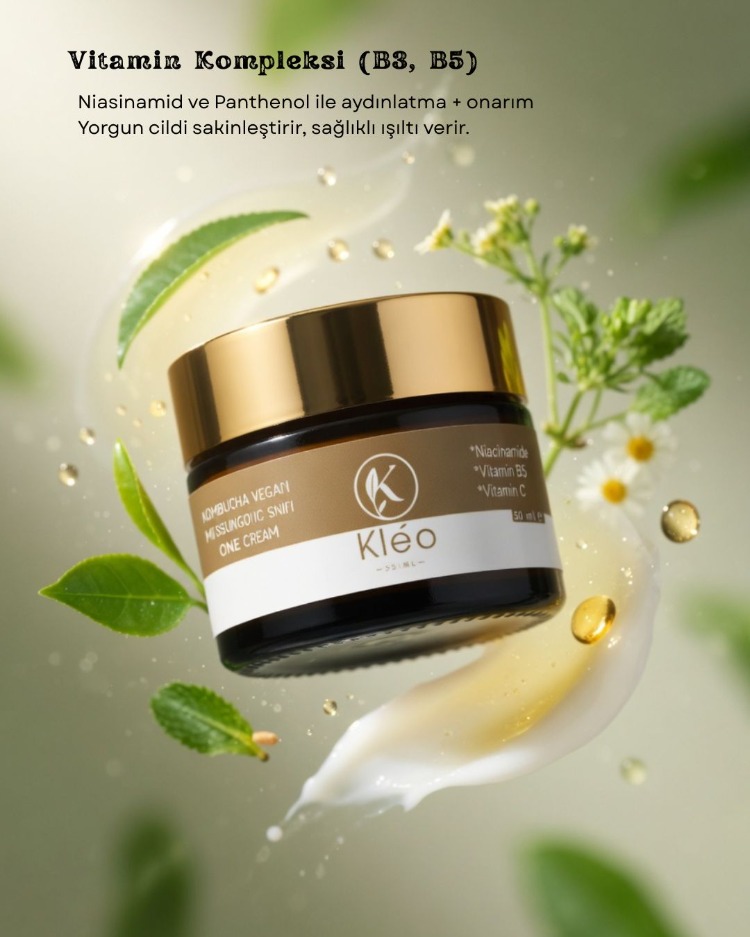 Kléo By MK Kombucha Moisturizing Cream -Yoğun Nemlendirici, Bariyer Onarıcı ve Canlandırıcı