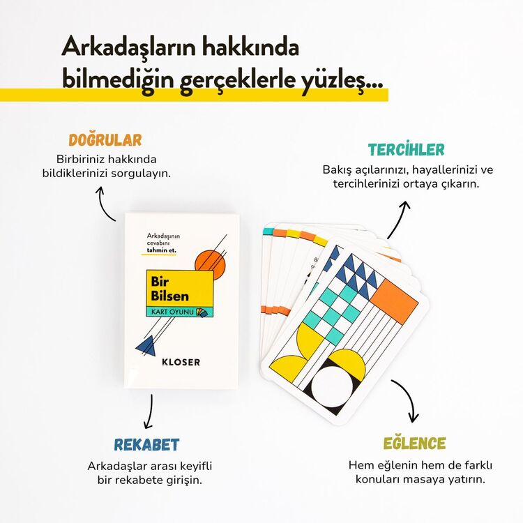 BİR BİLSEN - Arkadaşlar İçin Kart Oyunu