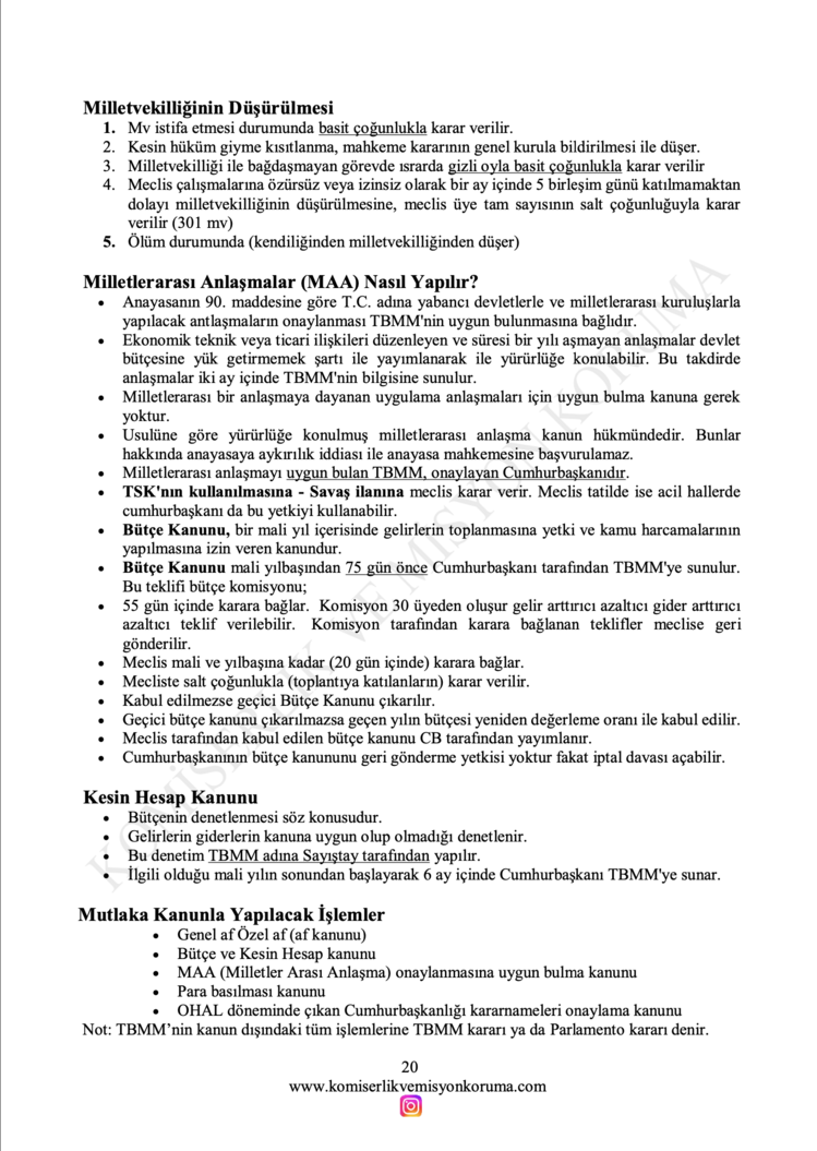 2026 Hukuk Ders Notları (6 Dersin Notu) 