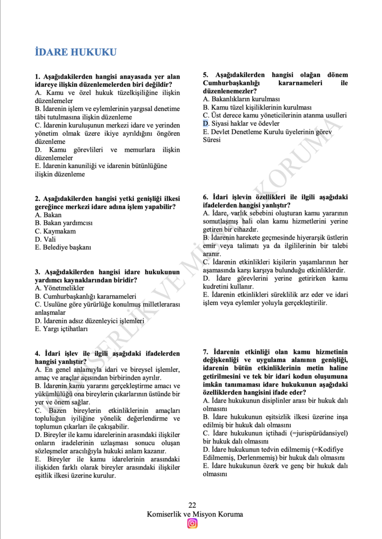 2026 Tüm Dersler Soru Kitabı Paem ve Misyon Koruma 