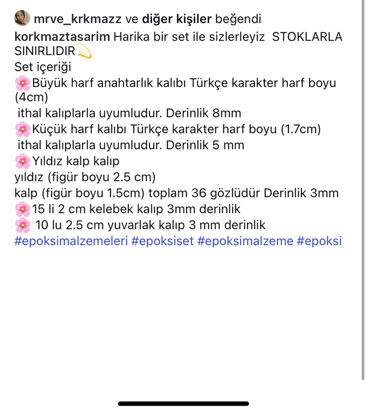 Epoksi harf anahtarlık başlangıç seti