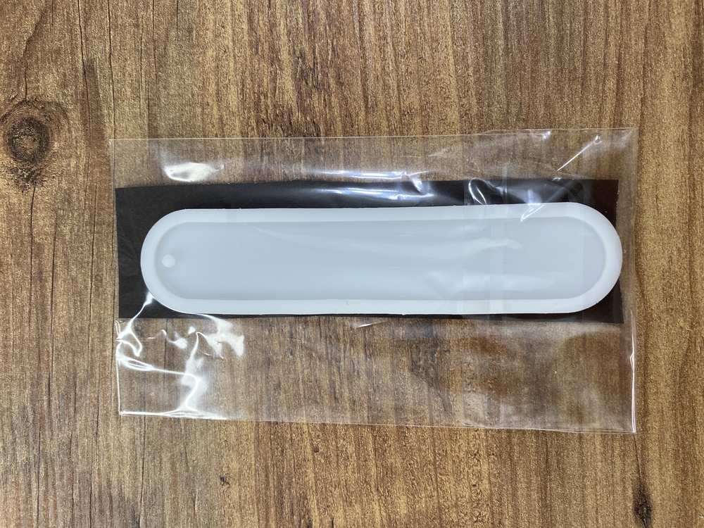 14 cm oval kitap ayracı yer imi kalıbı silikon kalıp