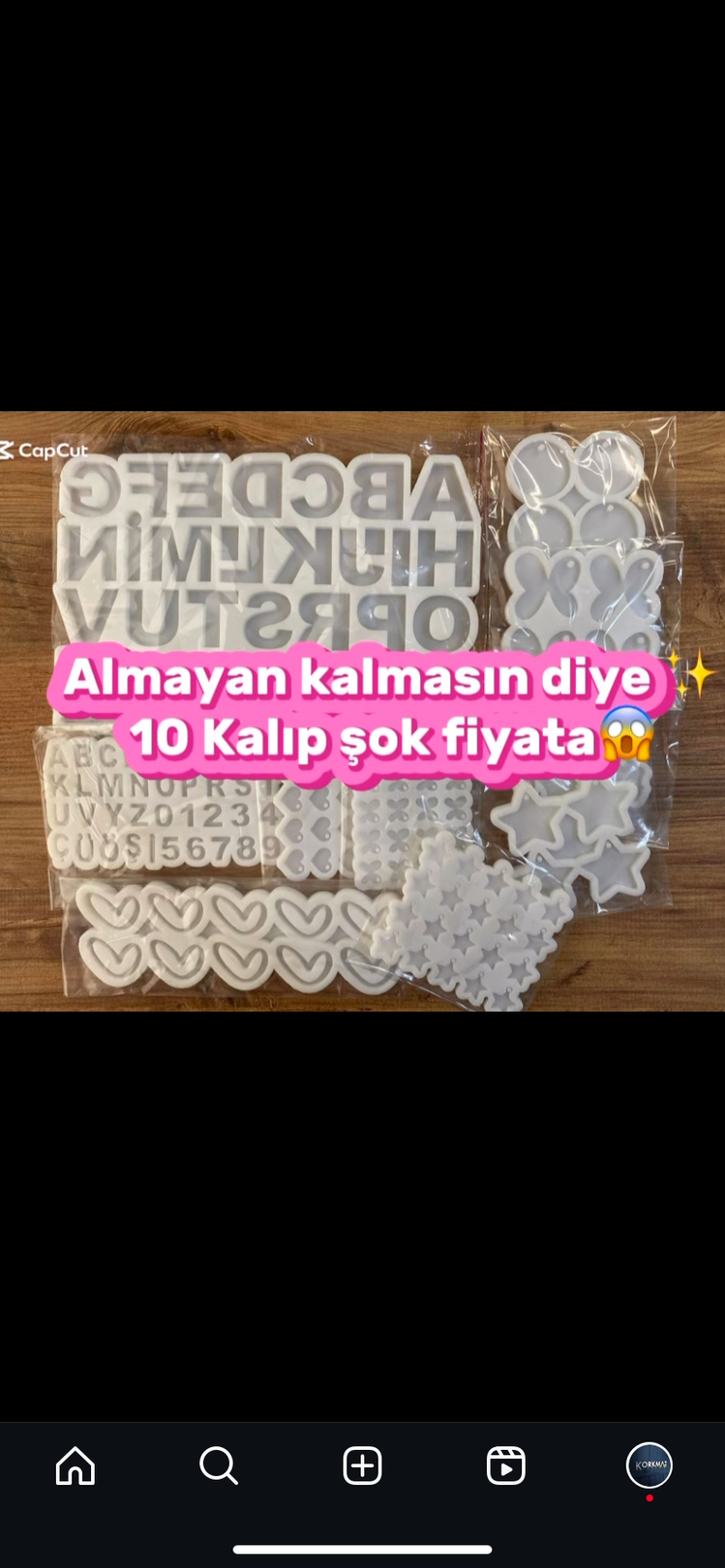 10 kalıptan oluşan set şok fiyat