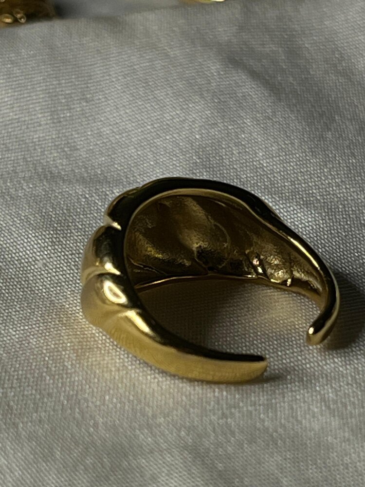 316L Çelik Vintage Yüzük