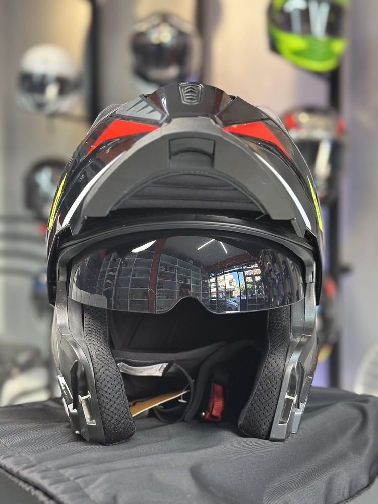 EVO ELEGANT PARLAK KIRMIZI KASK