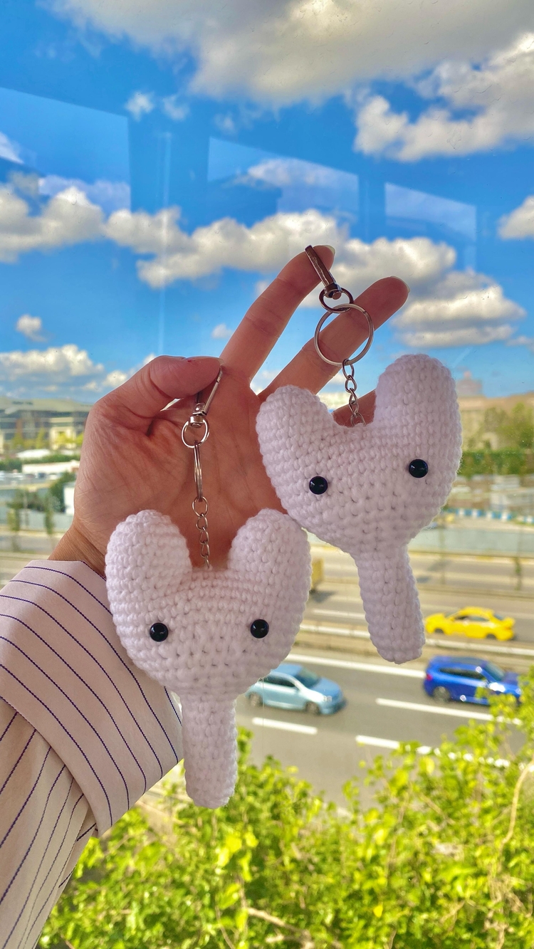 Newjeans Binky Bong Lightstick anahtarlık