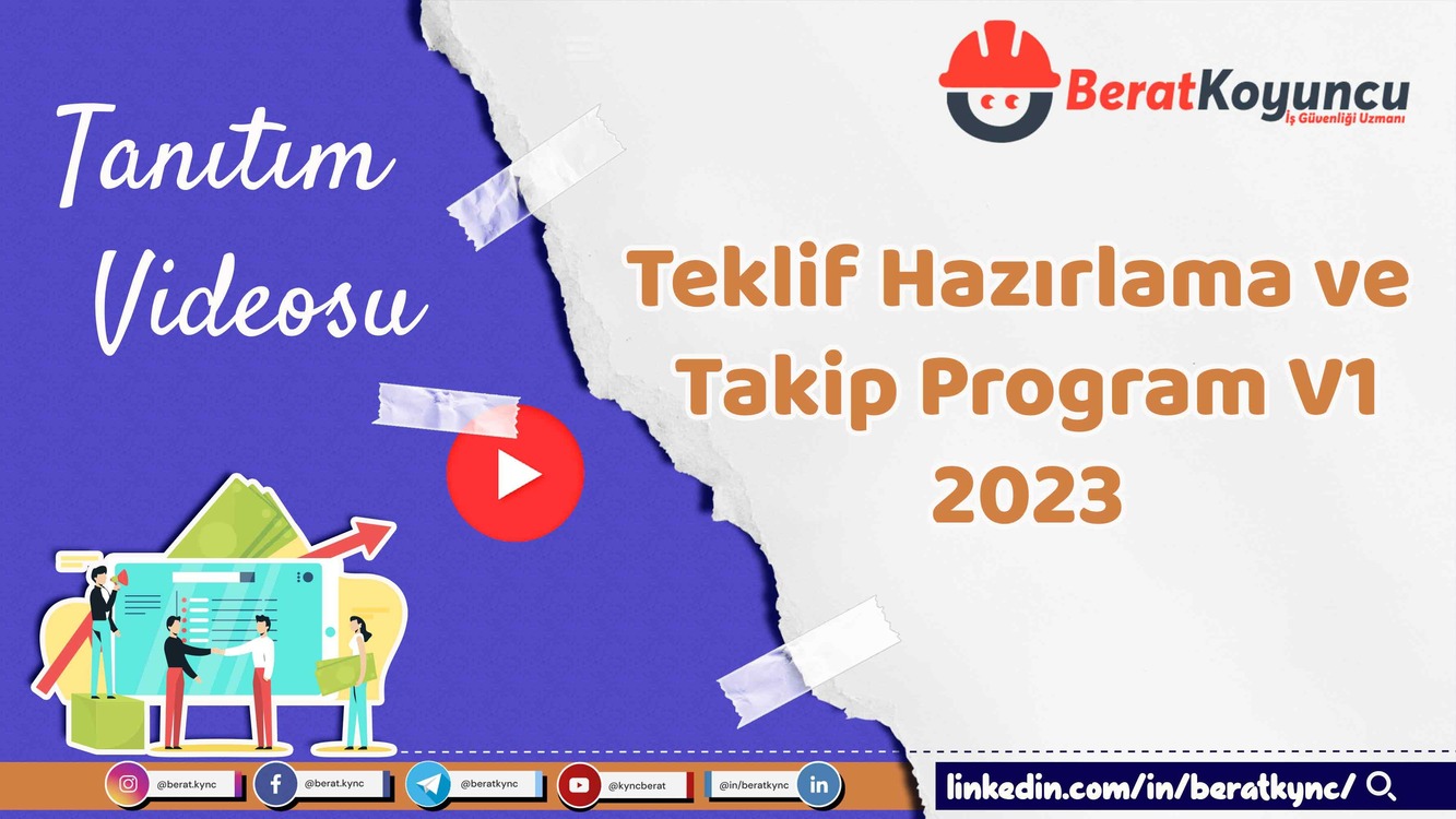 Teklif Hazırlama ve Takip Program V1 2023