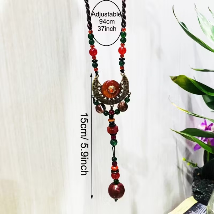 Ataların Sesi – Tribal Akik Kolye