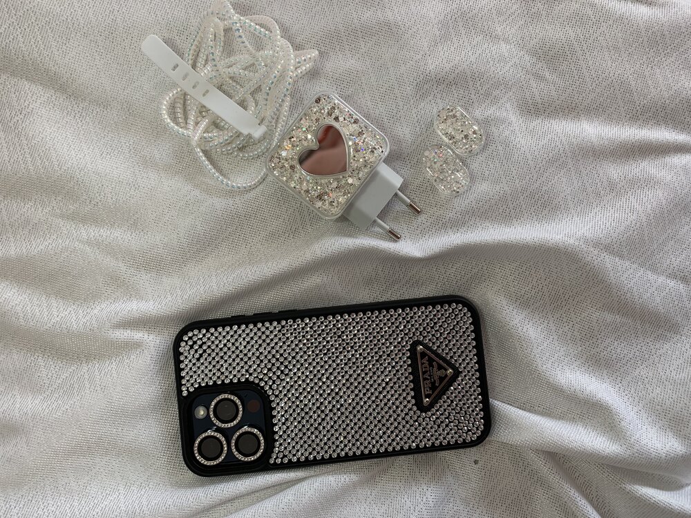 Prada Telefon ve Şarj Kılıf Seti