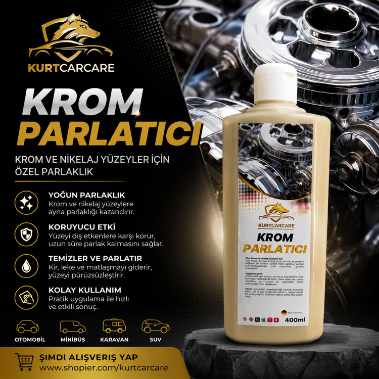 KurtCarCare Krom Parlatıcı