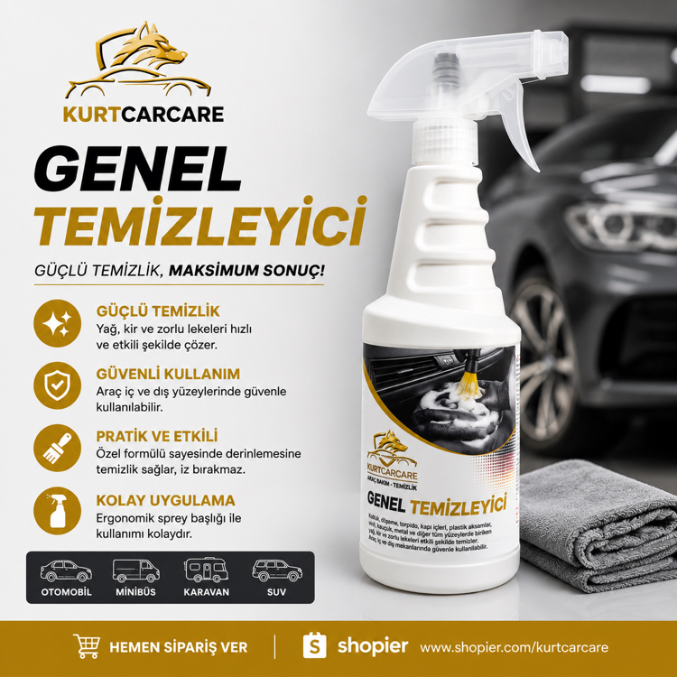 Kurtcarcare Genel Temizleyici