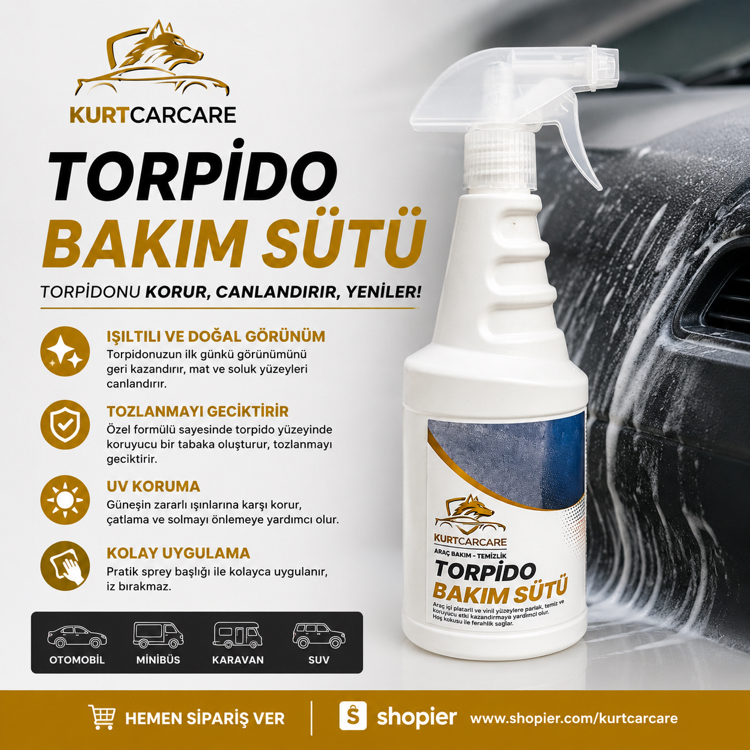 KurtCarCare Torpido Sütü