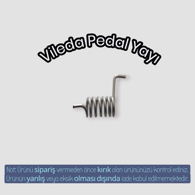 1. Kalite Vileda Tamir Pedal Yayı Yeni Seri