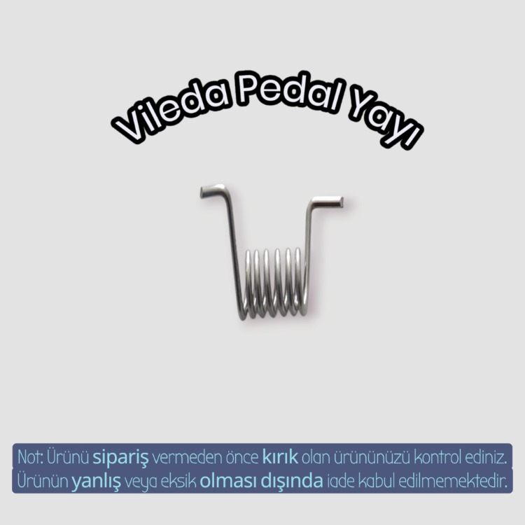 1. Kalite Vileda Tamir Pedal Yayı Eski Seri