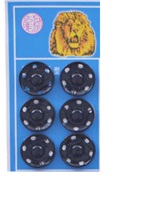 Metal ÇıtÇıt Siyah 14 mm